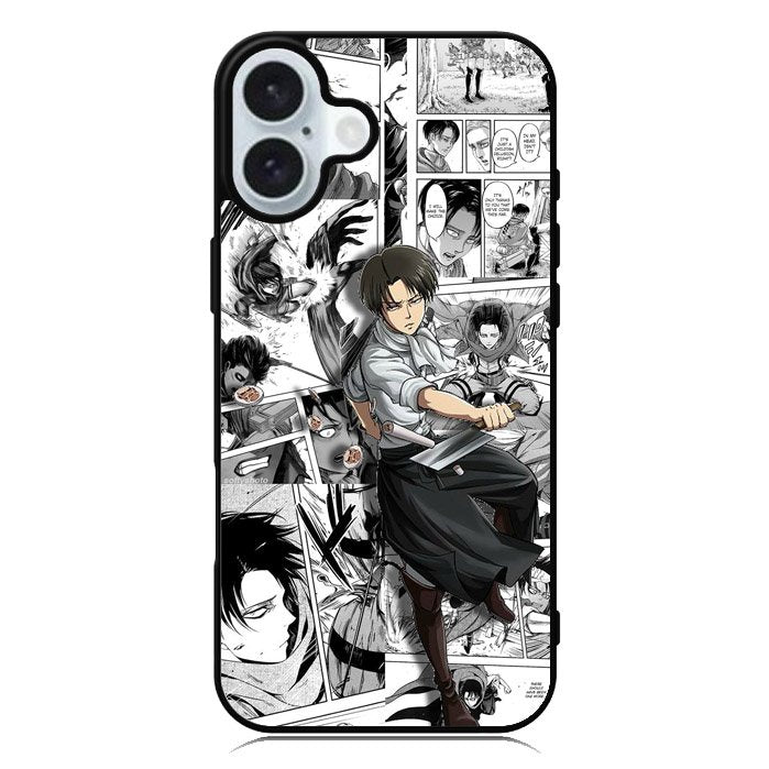 Levi Attack On Titan iPhone 16 Case QC8166