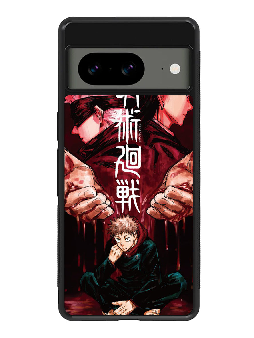 Yuji Itadori Jujutsu Kaisen Google Pixel 8A Case QC7720
