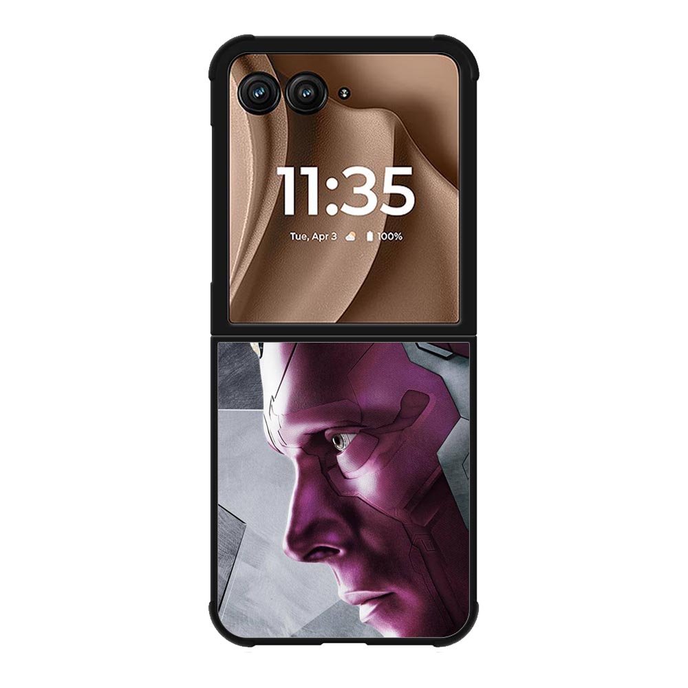 Marvel Vision Head Motorola Moto RAZR Plus 2025 Case OV8115