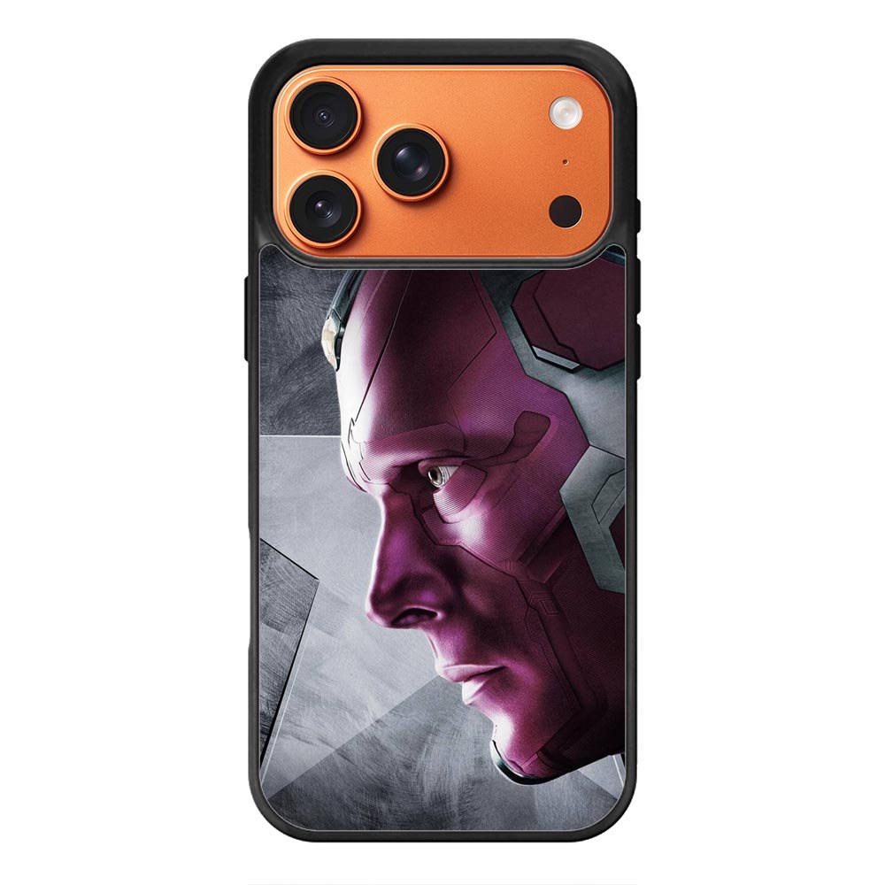 Marvel Vision Head iPhone 17 Pro Case QC8115