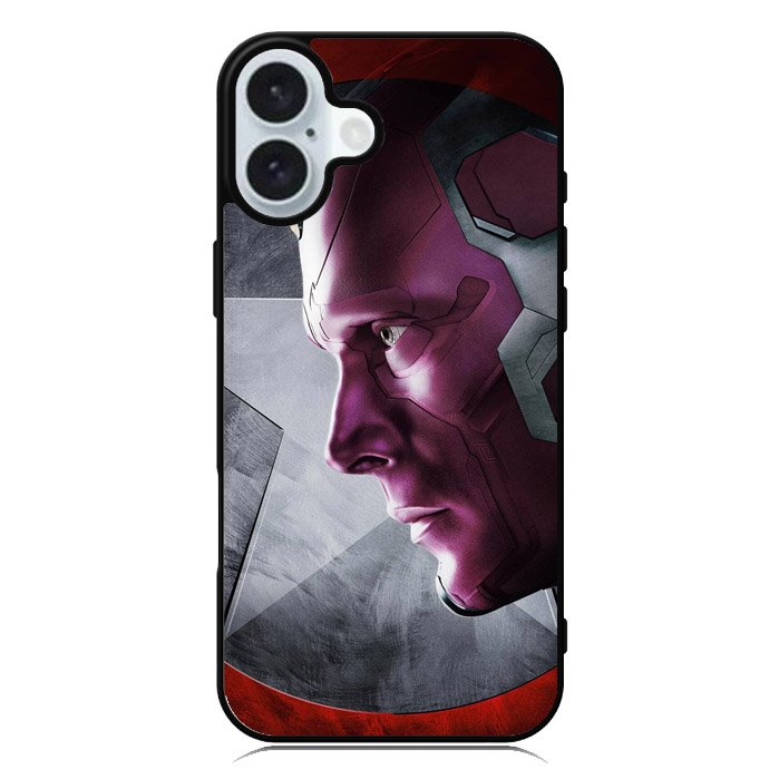 Marvel Vision Head iPhone 16 Case QC8115