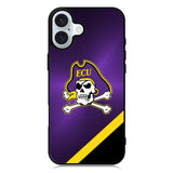 East Carolina Pirates iPhone 16 Case QC9988