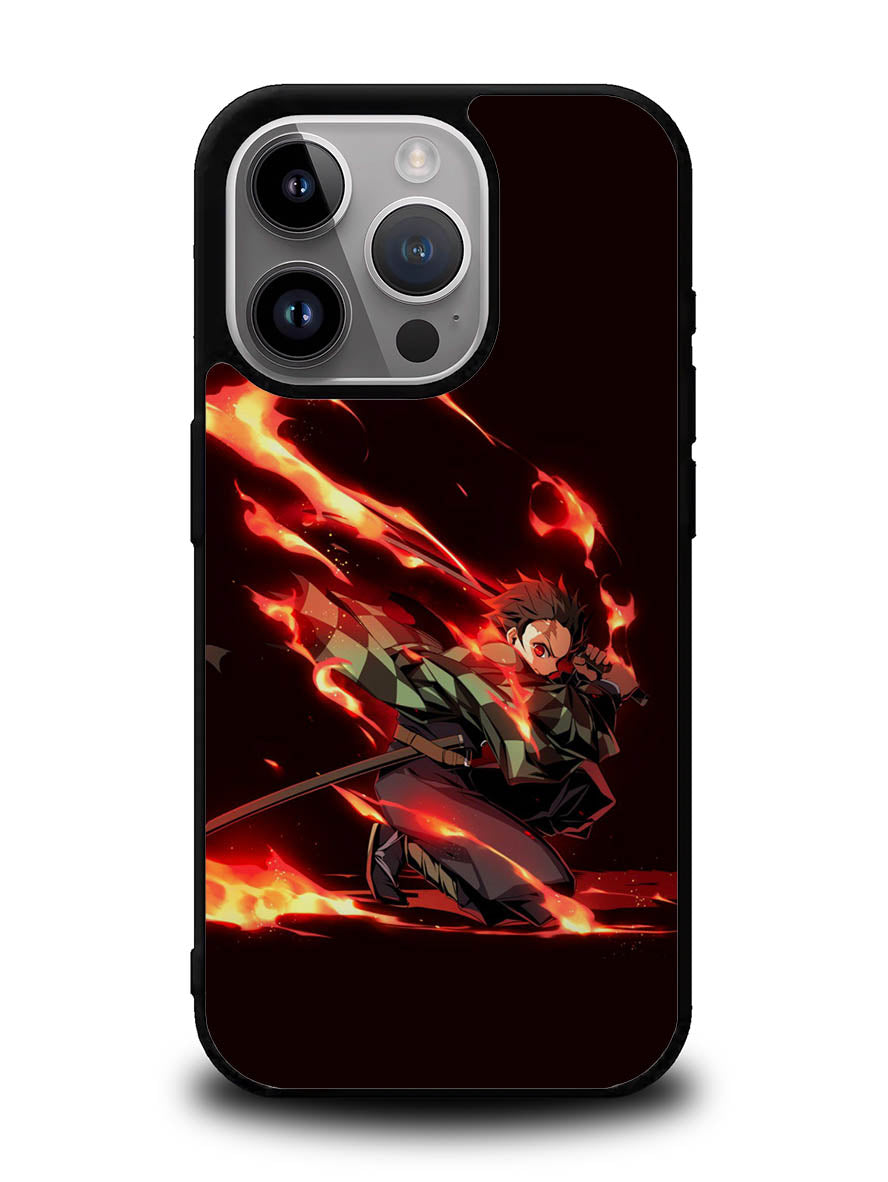 Tanjiro Demon Slayer Aniem iPhone 15 Pro Case