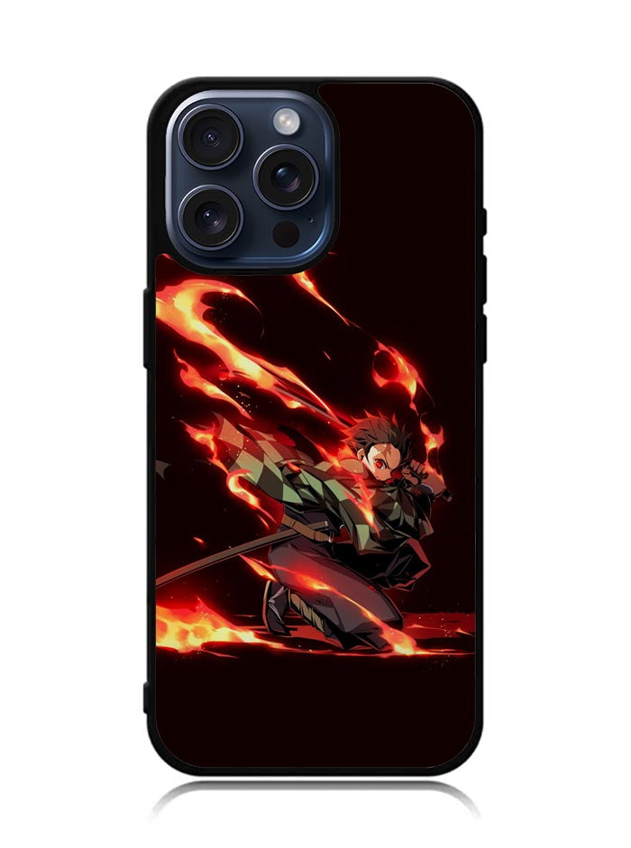 Tanjiro Demon Slayer Aniem iPhone 15 Pro Case OV10149
