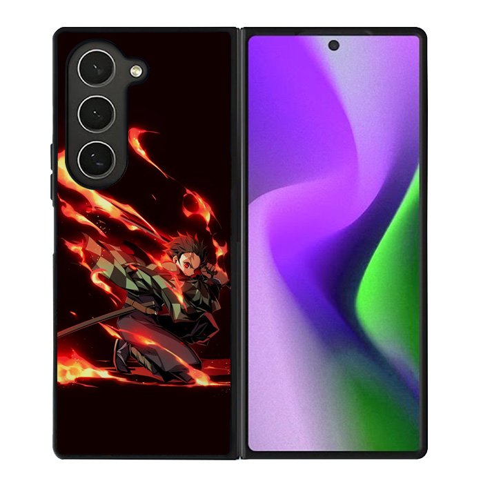 Tanjiro Demon Slayer Aniem Samsung Galaxy Z Fold 6 Case