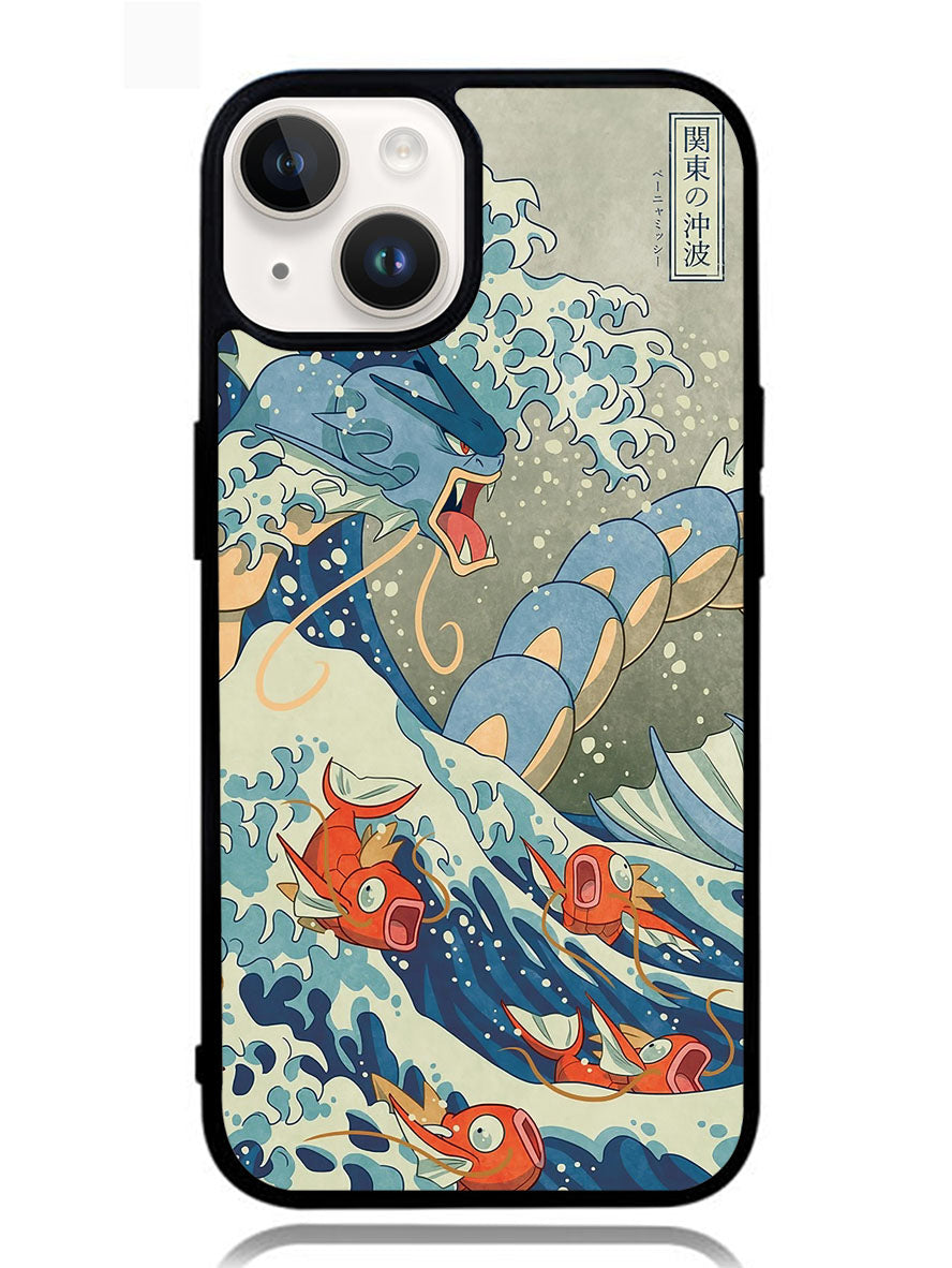 Pokemon Gyarados Kanagawa iPhone 14 Plus Case