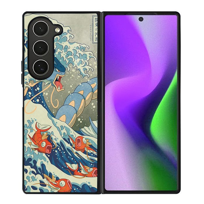 Pokemon Gyarados Kanagawa Samsung Galaxy Z Fold 6 Case