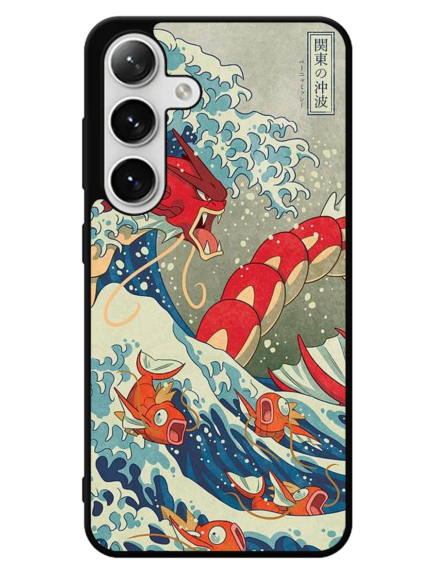 Pokemon Shiny Gyarados Samsung Galaxy S25 5G Case