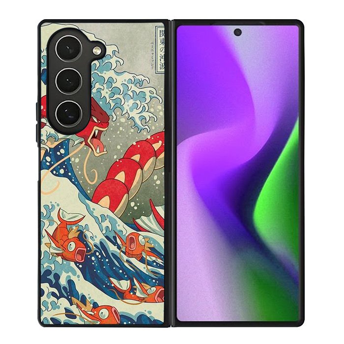 Pokemon Shiny Gyarados Samsung Galaxy Z Fold 6 Case
