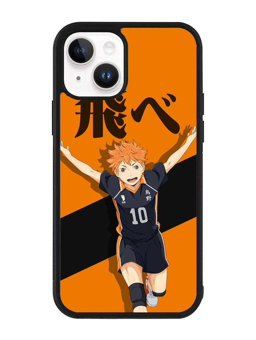 Hinata Haikyuu Anime iPhone 14 Plus Case QC10016