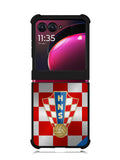 Croatia Football Team Motorola Moto Razr Plus 2023 , Moto Razr+ 2023 Case OV9968