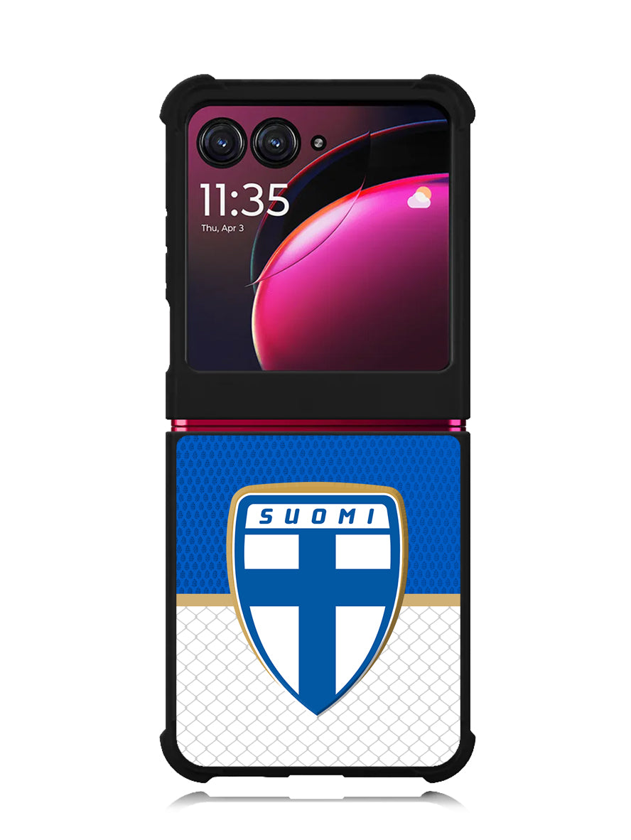 Finland Football Team Motorola Moto Razr Plus 2023 , Moto Razr+ 2023 Case OV10003