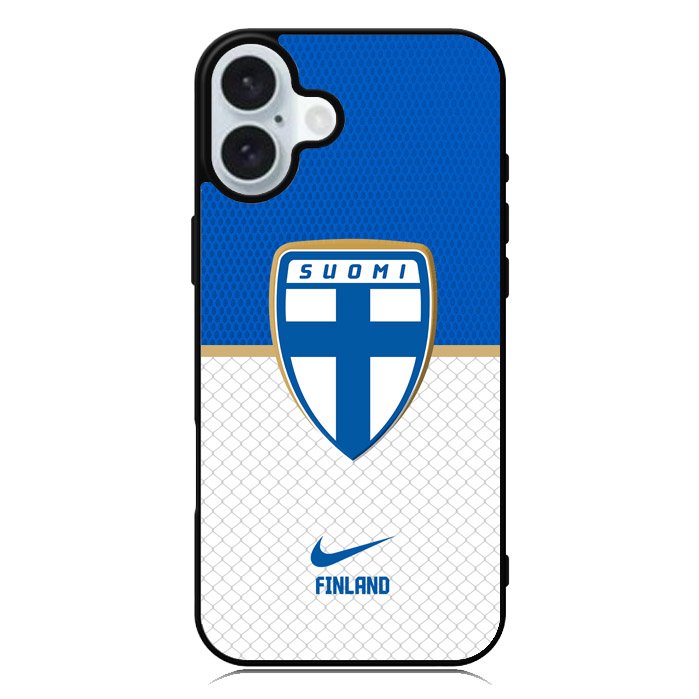 Finland Football Team iPhone 16 Case QC10003