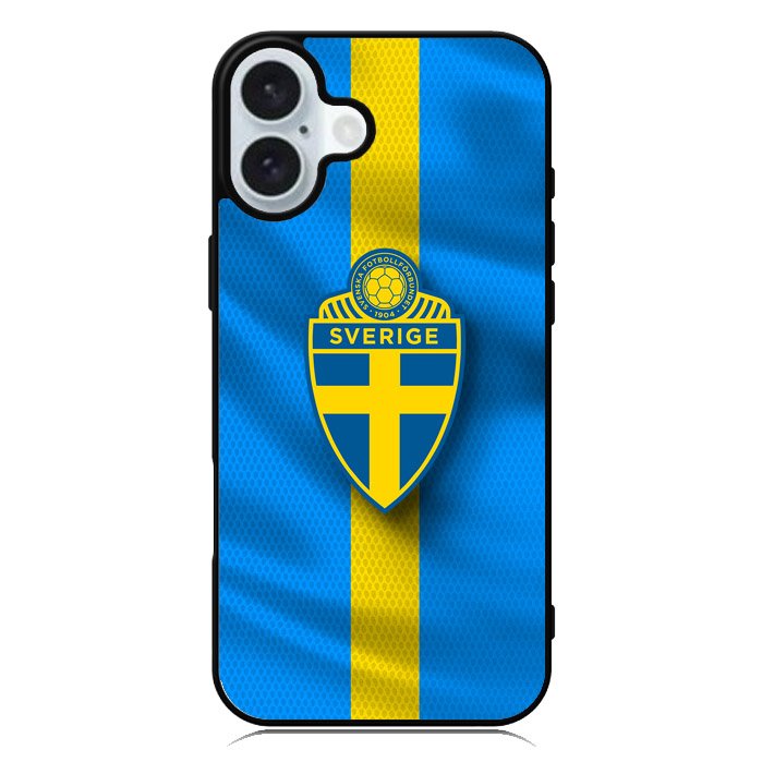 Sweden Football Team iPhone 16 Plus Case QC10145