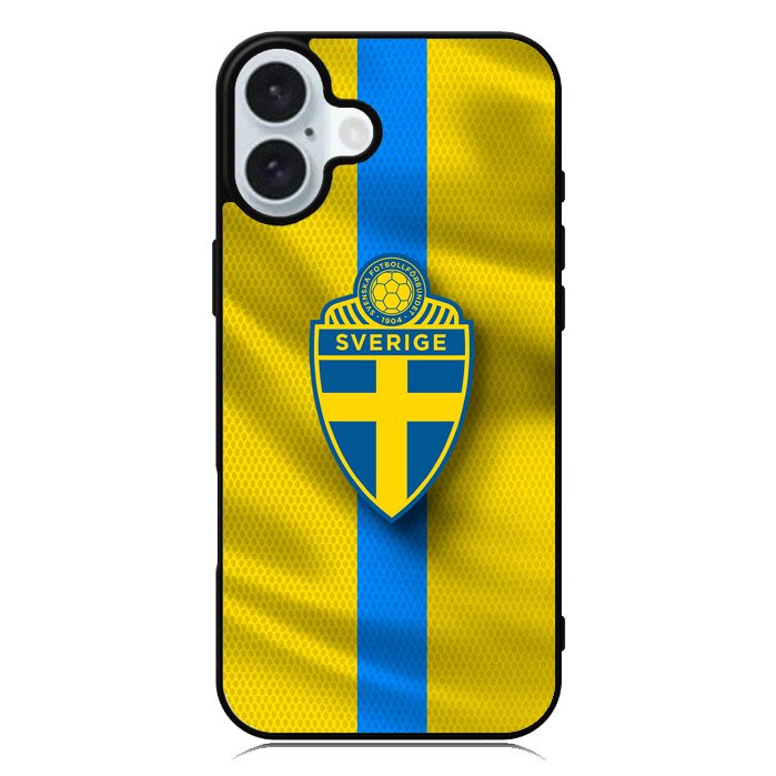 Sweden Football Team iPhone 16 Plus Case QC10146