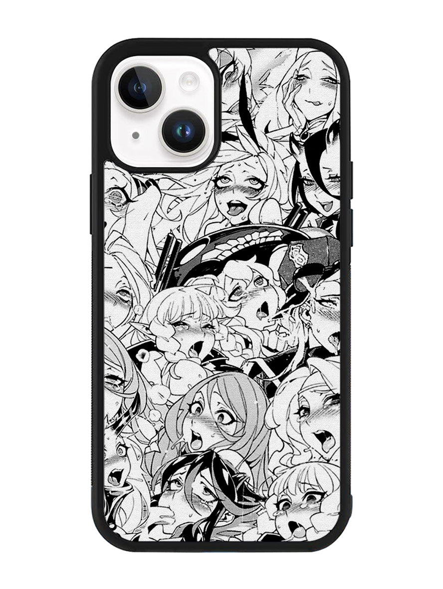 Ahegao Face Manga iPhone 14 Case QC9925