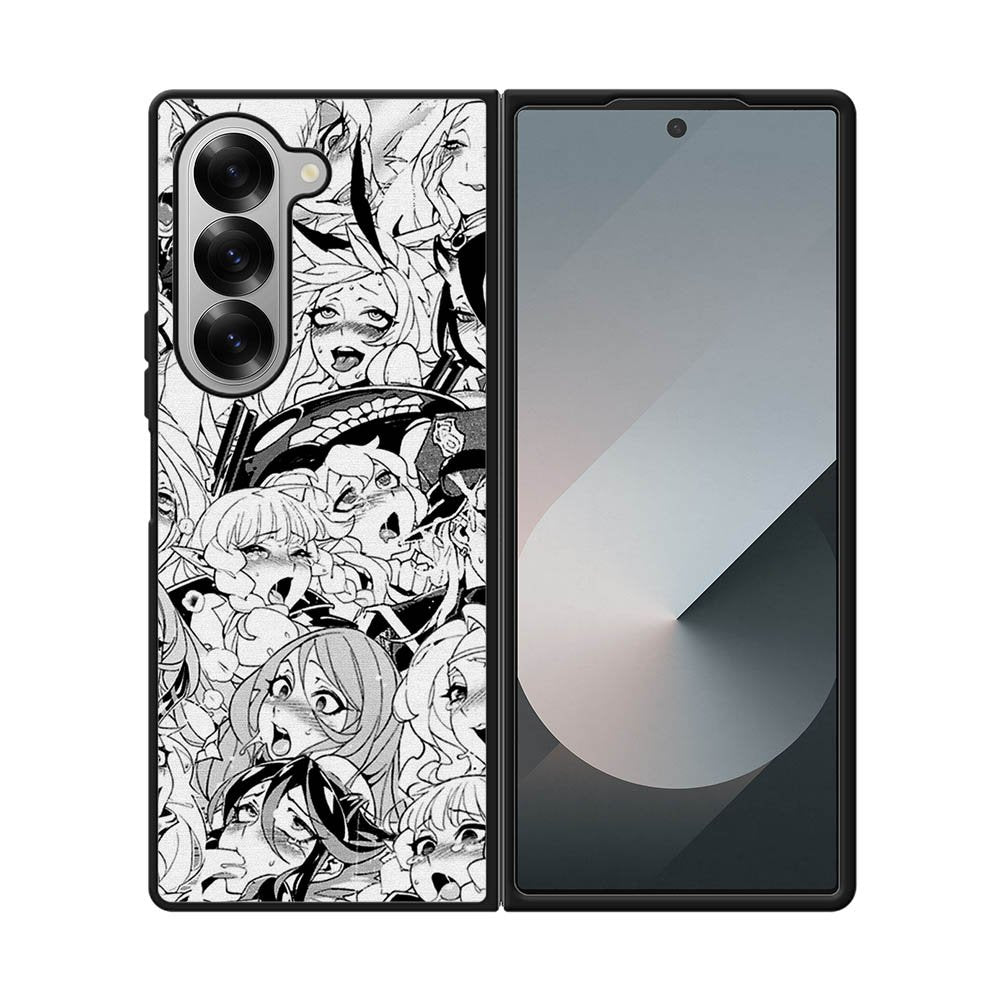 Ahegao Face Manga Samsung Galaxy Z Fold 7 5G Case QC9925