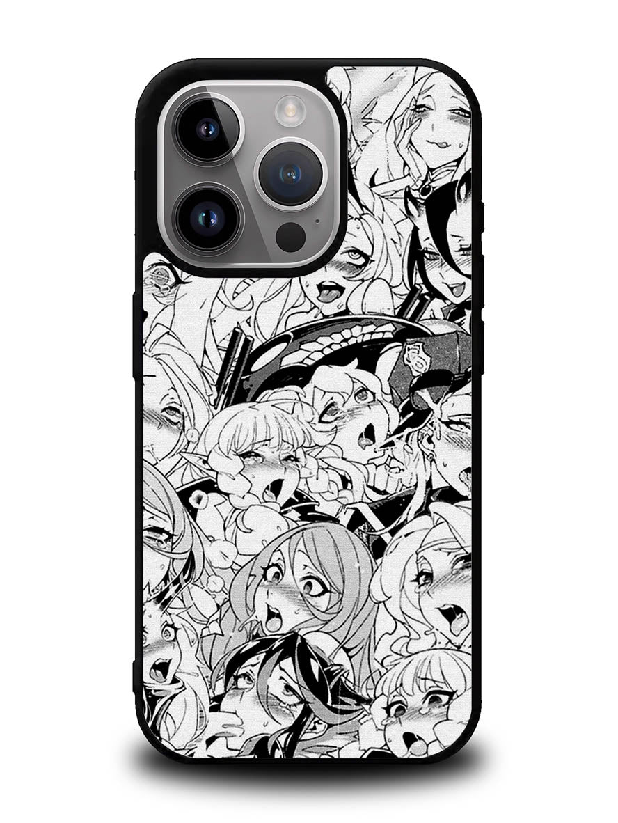 Ahegao Face Manga iPhone 16 Pro Max Case QC9925