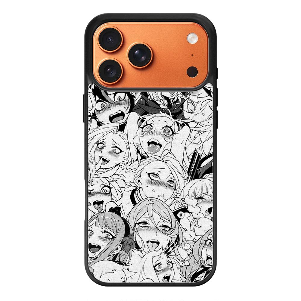 Ahegao Face Manga iPhone 17 Pro Max Case OV9926