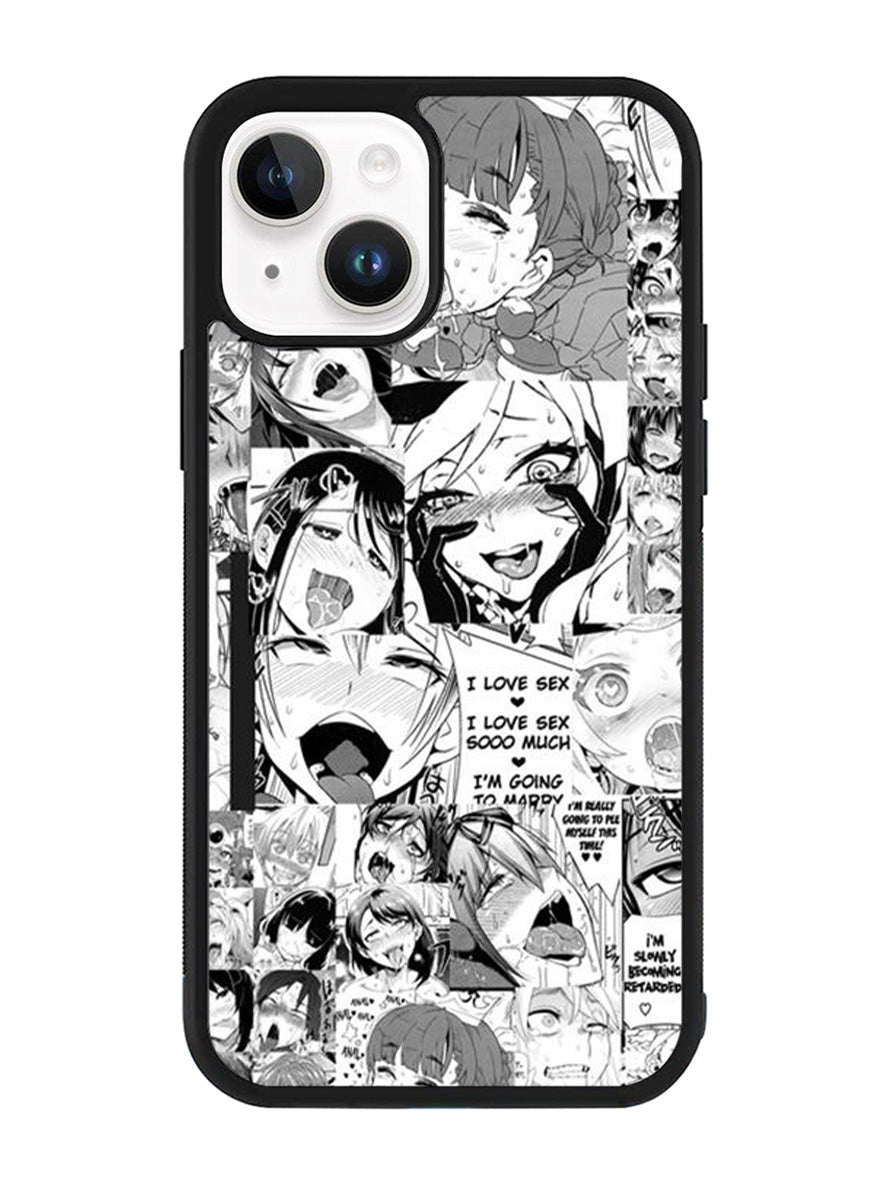 Ahegao Face Manga iPhone 14 Case QC9927