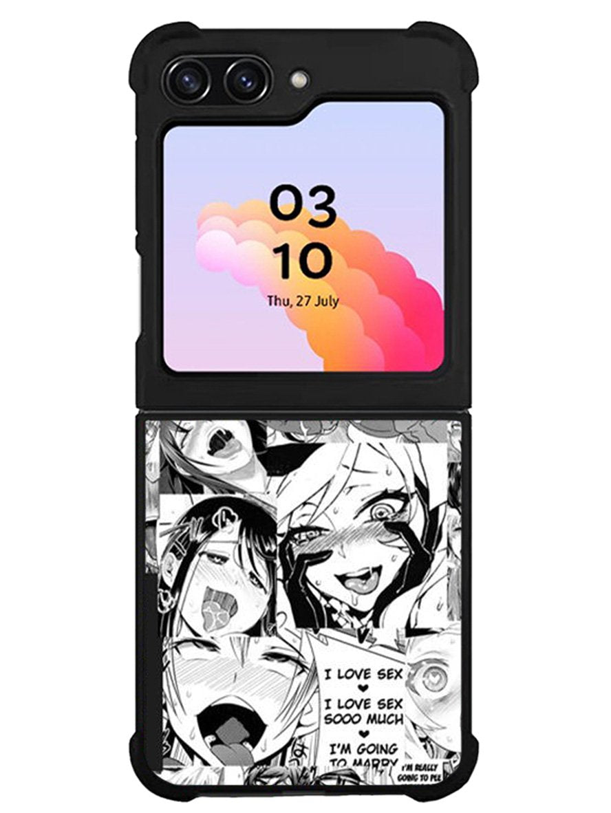 Ahegao Face Manga Samsung Galaxy Z Flip 5 5G 2023 Case OV9927
