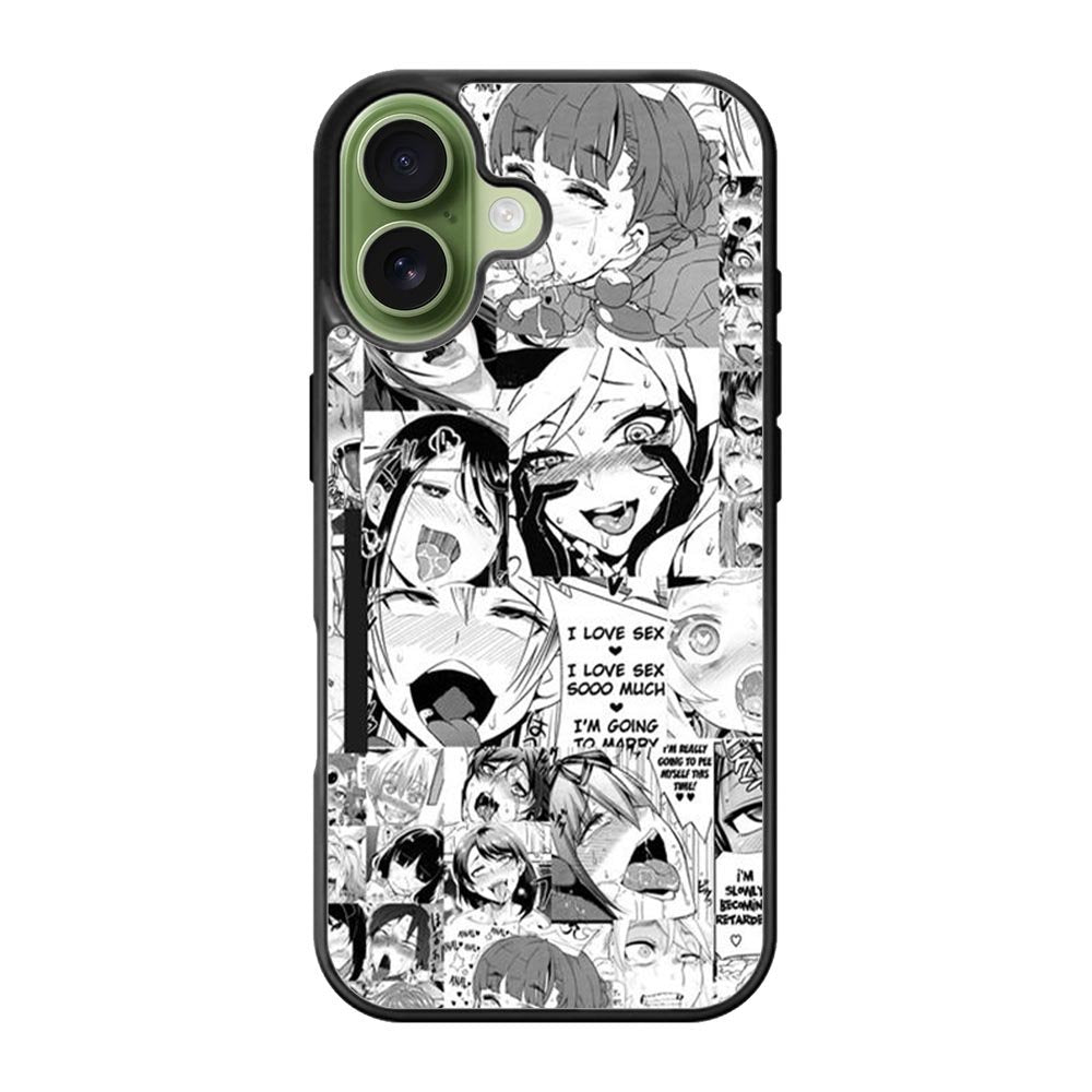 Ahegao Face Manga iPhone 17 Case OV9927