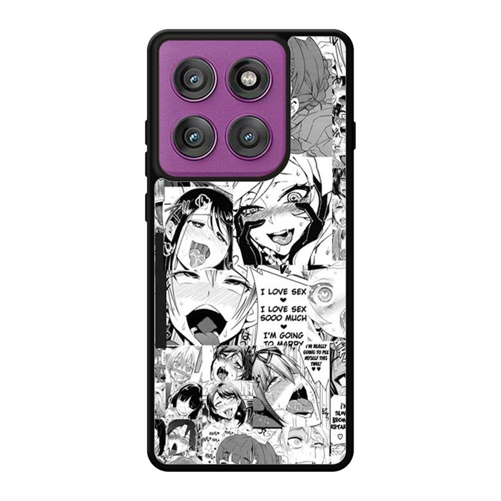 Ahegao Face Manga Motorola Moto Edge 60 Pro Case OV9927