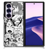 Ahegao Face Manga Samsung Galaxy Z Fold 7 Case OV9927