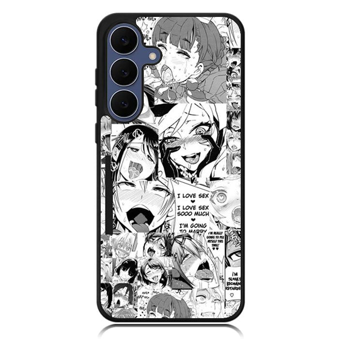 Ahegao Face Manga Samsung Galaxy S25 FE Case OV9927