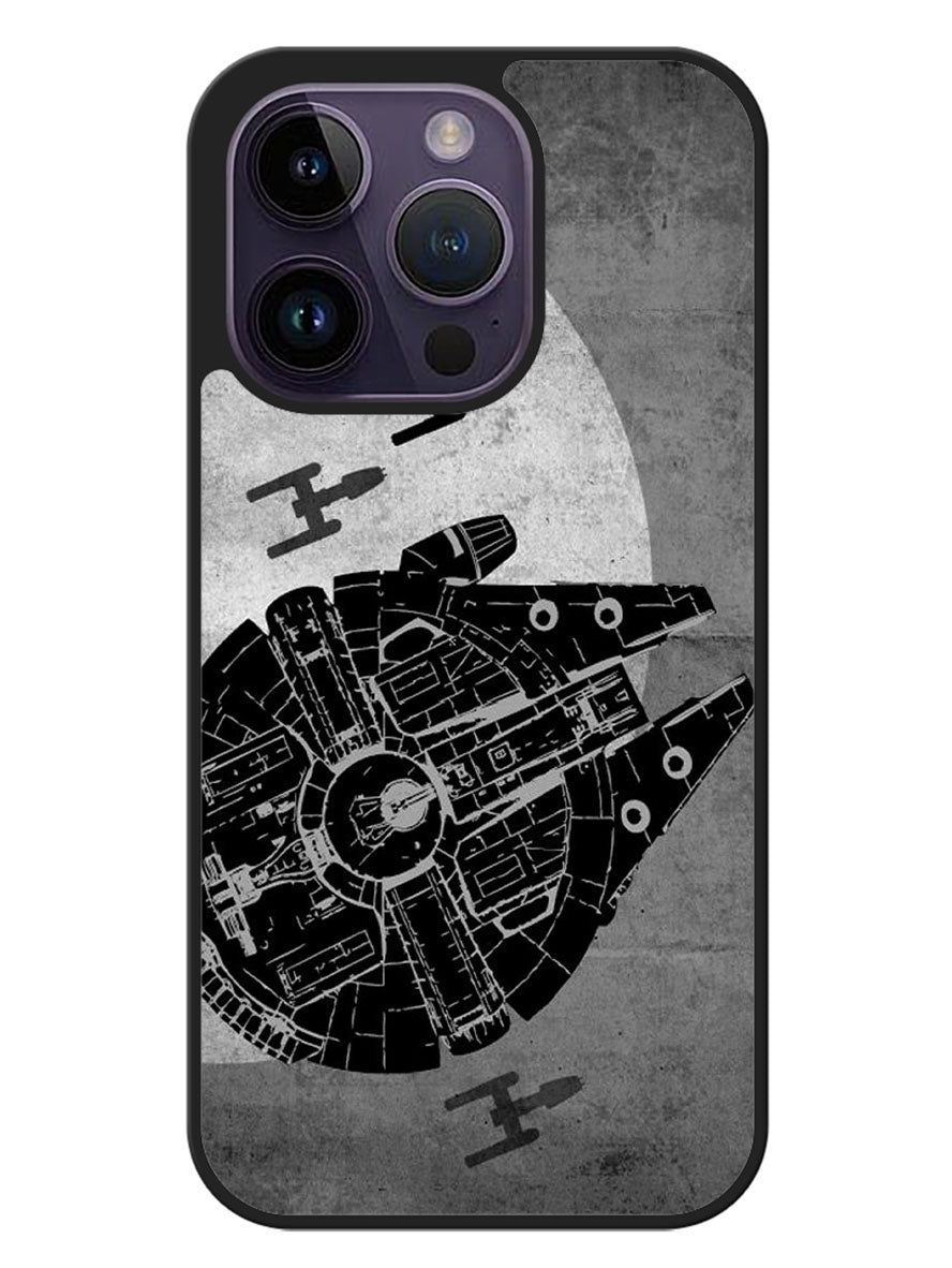 Star Wars Millenium Falcon iPhone 14 Pro Max Case OV10140