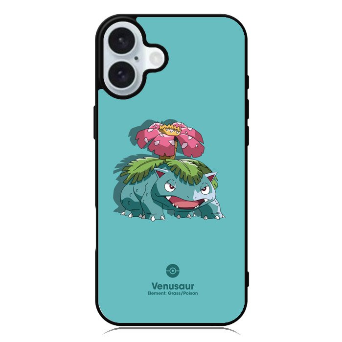 Pokemon Venusaur Anime iPhone 16 Plus Case QC8915