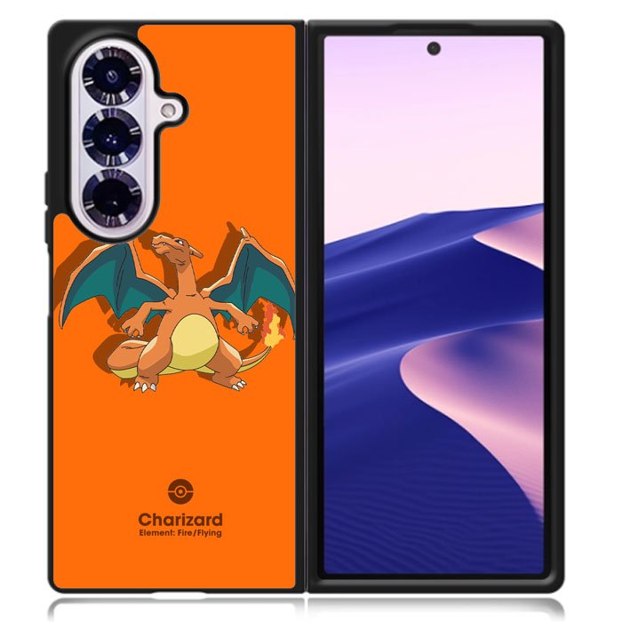 Pokemon Charizard Anime Samsung Galaxy Z Fold 7 Case OV8908