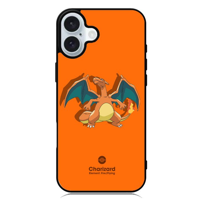 Pokemon Charizard Anime iPhone 16 Case QC8908