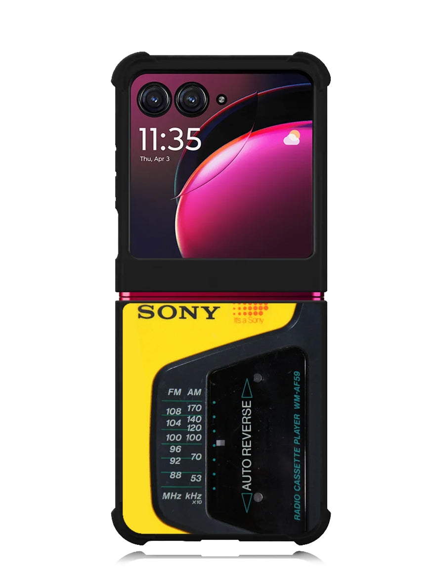 Walkman Tape Motorola Moto Razr Plus 2023 , Moto Razr+ 2023 Case