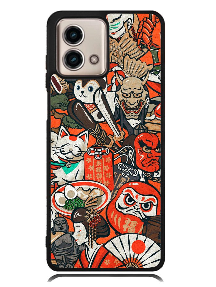 Japan Doodle Motorola Moto G Stylus 5G 2023 Case OV10392