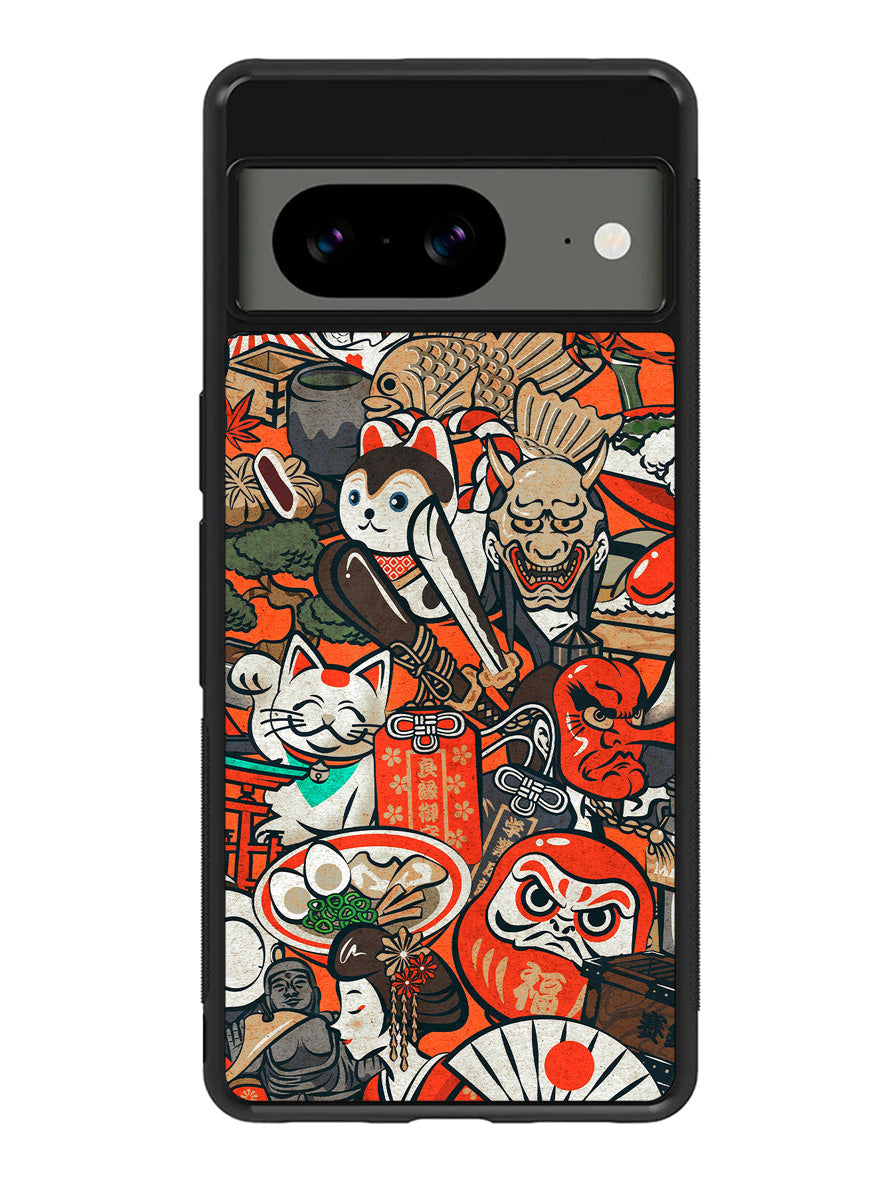 Japan Doodle Google Pixel 8 Case QC10392