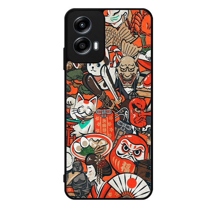 Japan Doodle Motorola Moto G Play 2024 Case OV10392