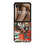 Japan Doodle Motorola Moto RAZR Plus 2025 Case OV10392