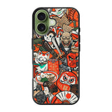 Japan Doodle iPhone 17 Case QC10392
