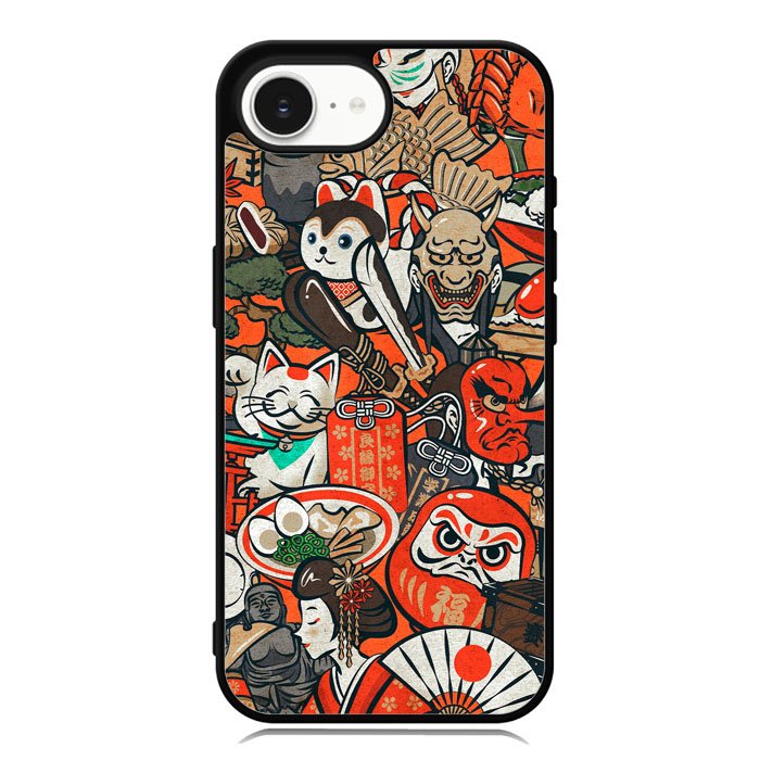Japan Doodle iPhone 16e Case OV10392