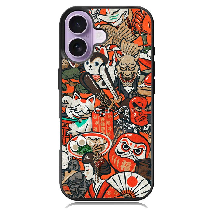Japan Doodle iPhone 17 Case OV10392