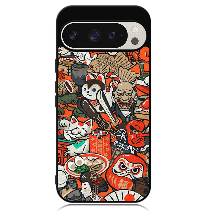 Japan Doodle Google Pixel 9 Pro XL Case OV10392