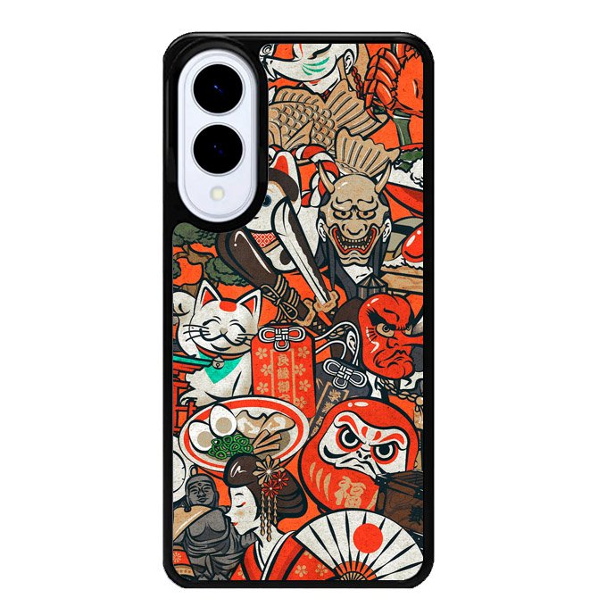 Japan Doodle Samsung Galaxy S25 Edge 5G Case OV10392