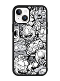 Doodle Art Cartoon iPhone 15 Plus Case OV10361