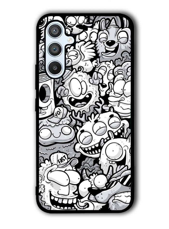 Doodle Art Cartoon Samsung Galaxy A54 5G Case