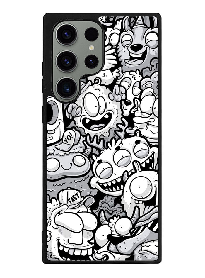 Doodle Art Cartoon Samsung Galaxy S23 Ultra 5G Case
