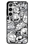 Doodle Art Cartoon Samsung Galaxy S25 5G Case