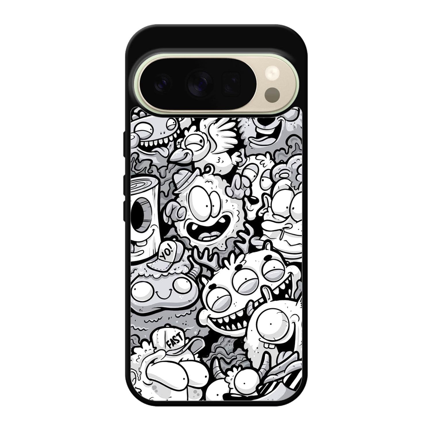 Doodle Art Cartoon Google Pixel 10 Pro Case