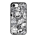 Doodle Art Cartoon iPhone 17e Case