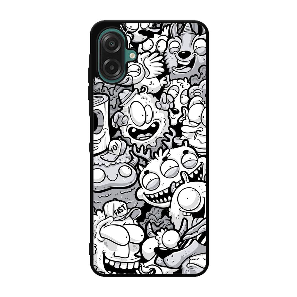 Doodle Art Cartoon Samsung Galaxy A07 Case